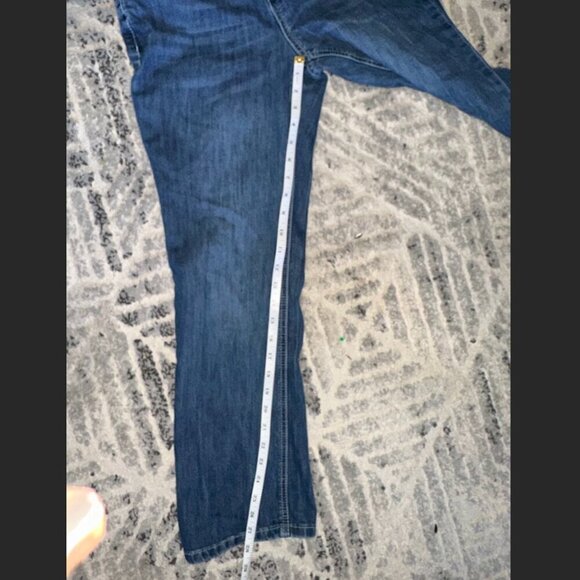 Christopher Banks Petite 4P Women's Straight Leg Jeans Embroidered Pockets - Picture 10 of 11